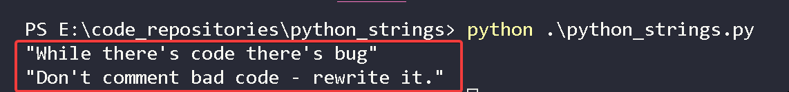 python_strings_double_quotes_escape_character